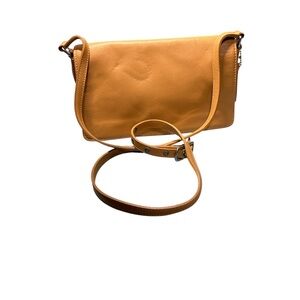 Coach Vintage Soho Leather Baguette Tan Caramel Handcrafted 9599 Small Crossbody